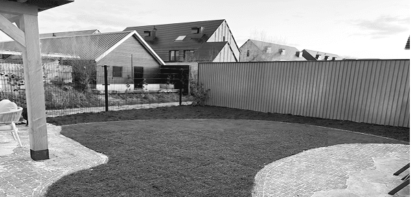 Tuin vóór de herinrichting