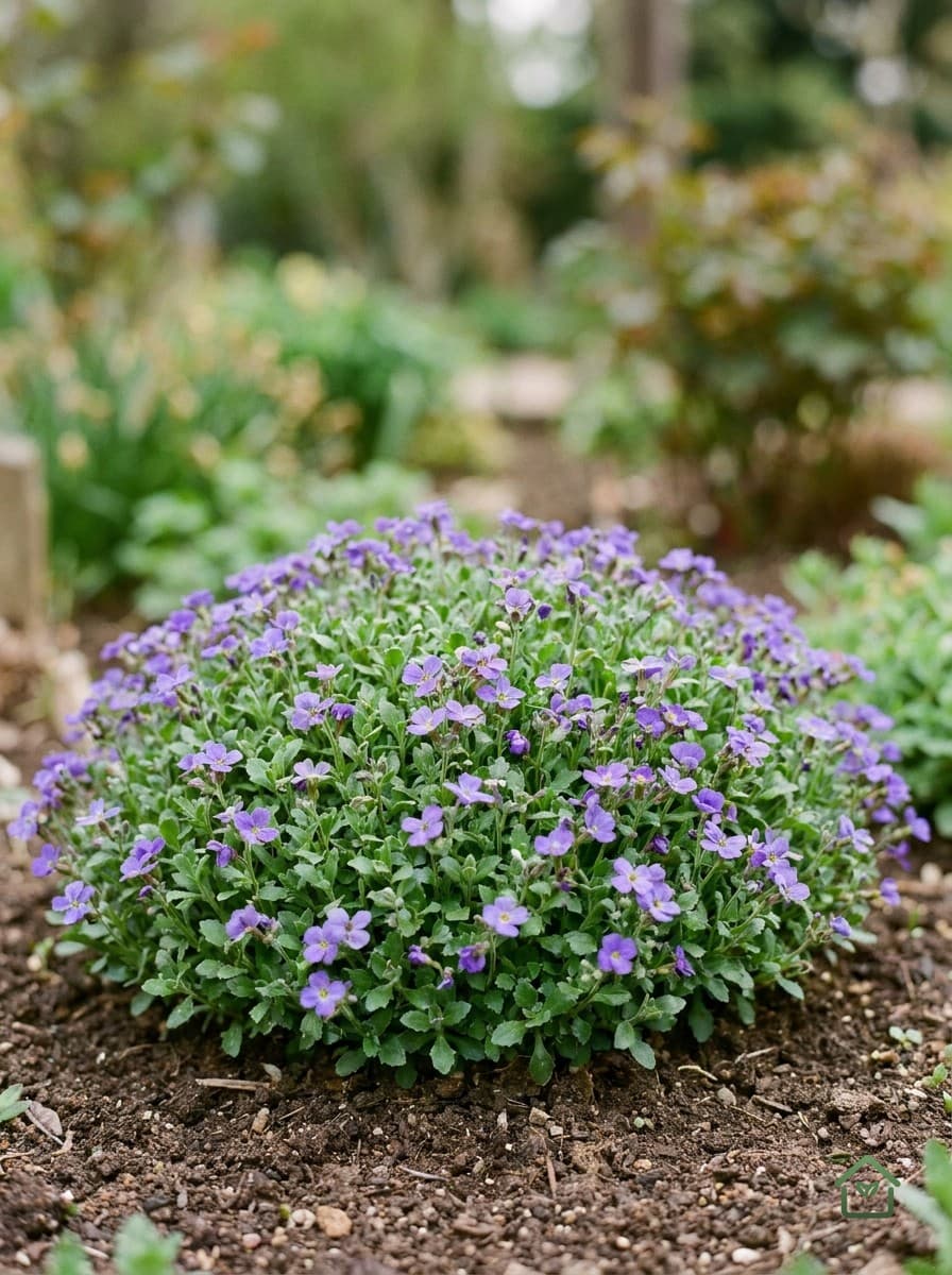 Blauw kussen