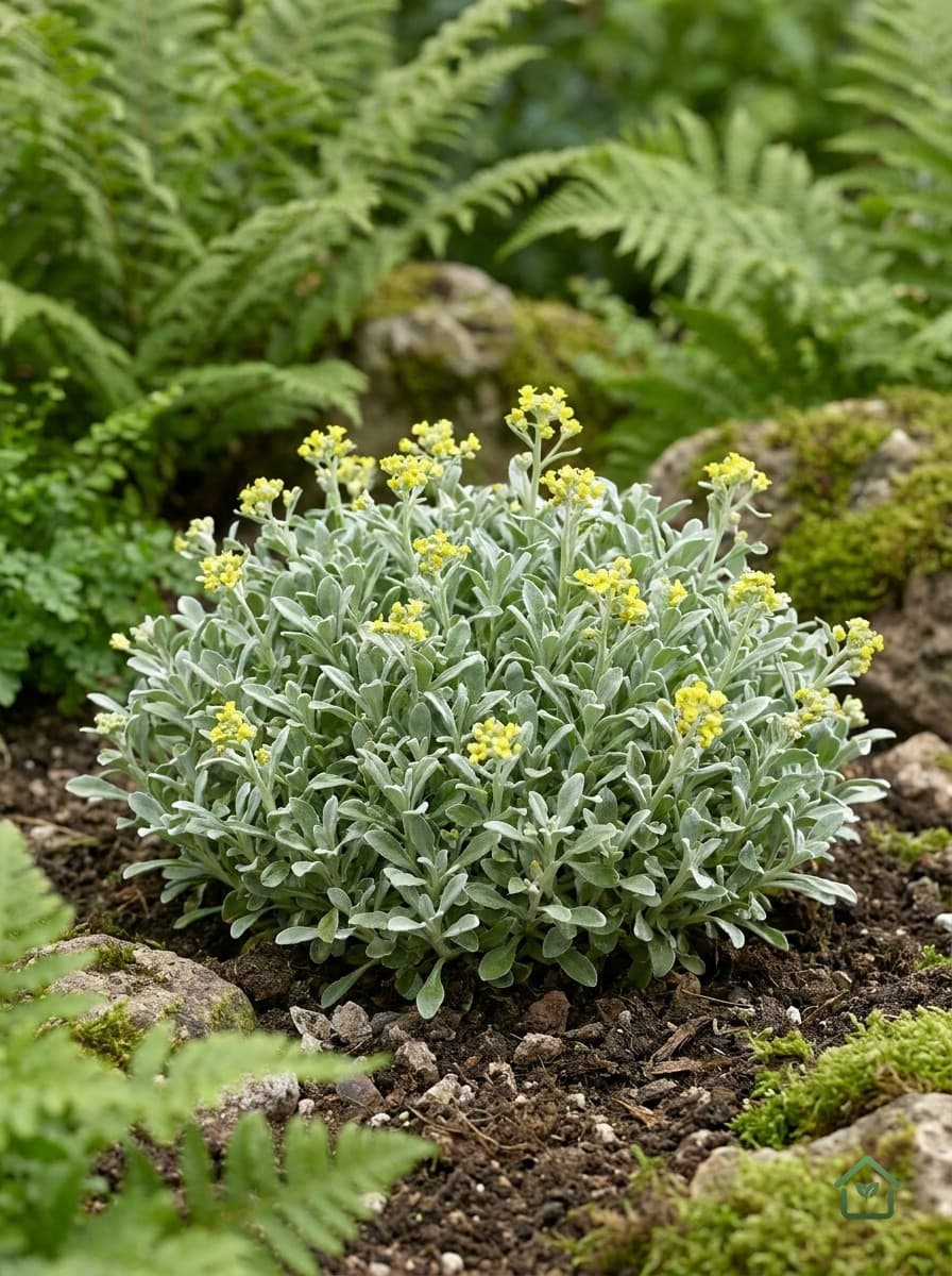 Aurinia saxatilis 'Sulphurea'