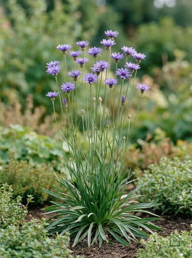 Blauwe pijpbloem