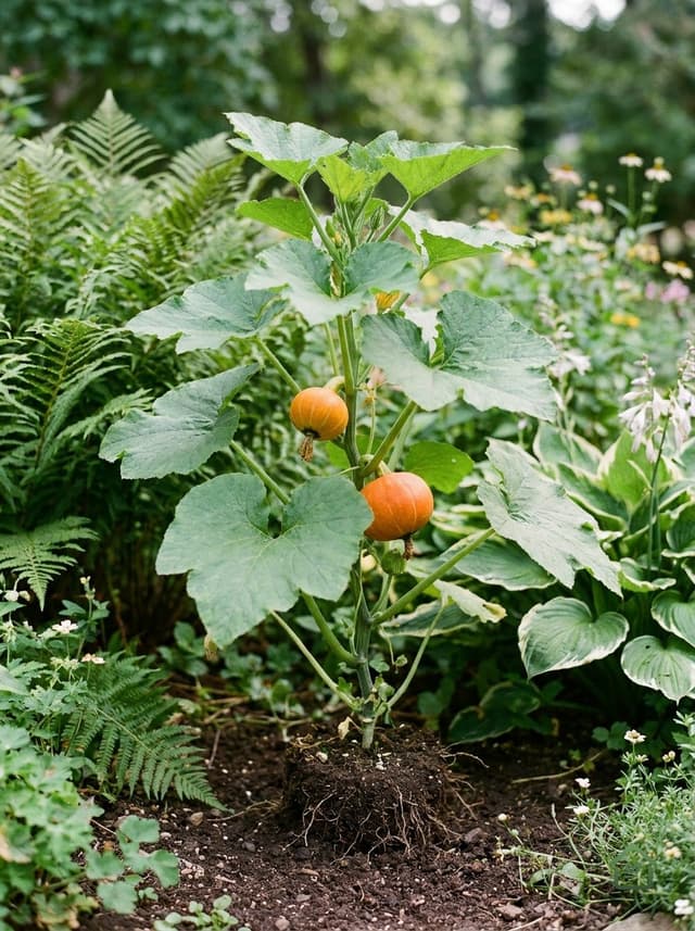 Japanse oranje pompoen