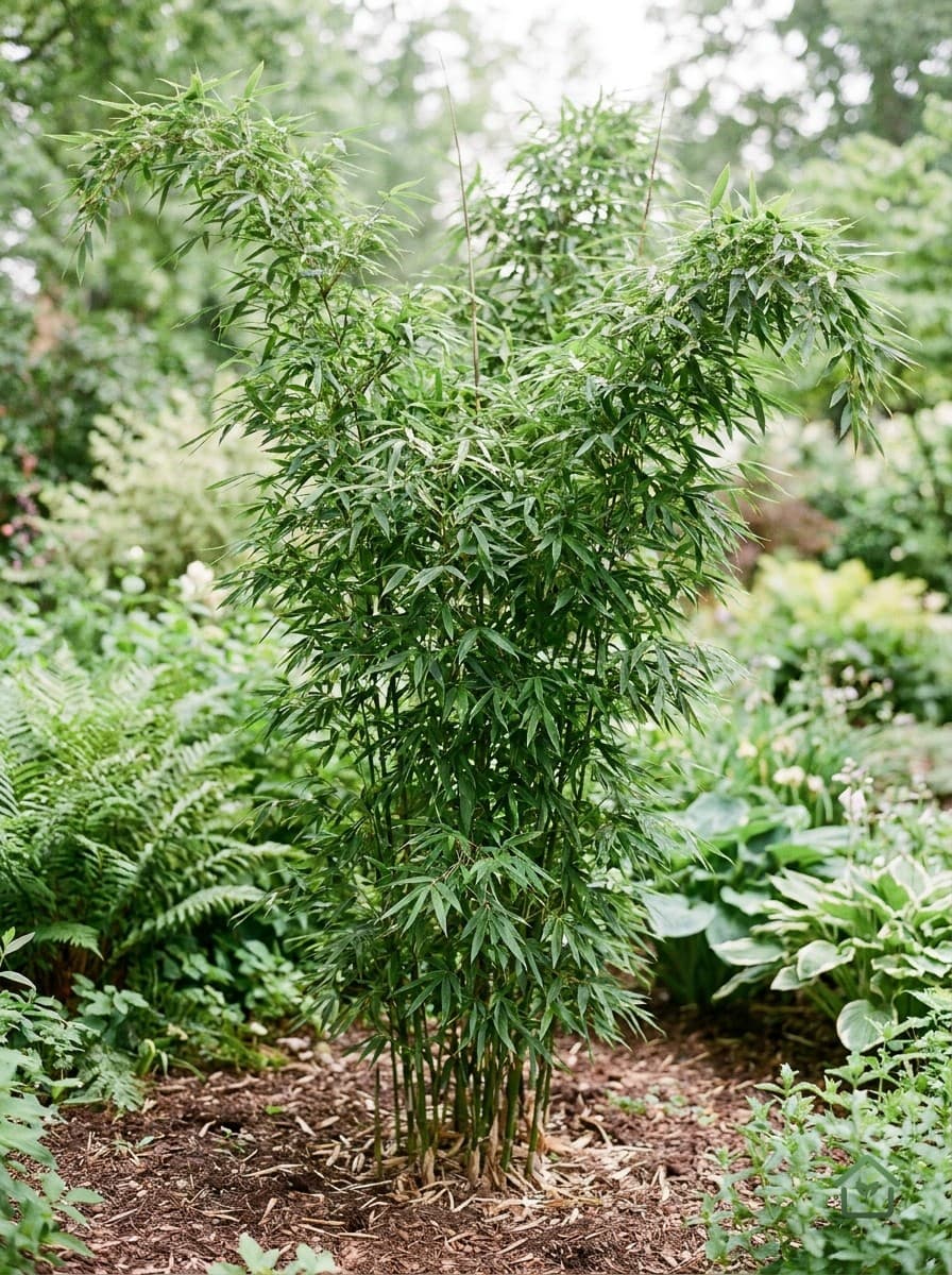 Glanzende bamboe