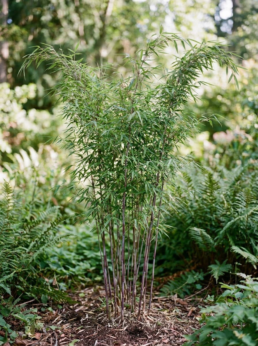 Glanzende bamboe