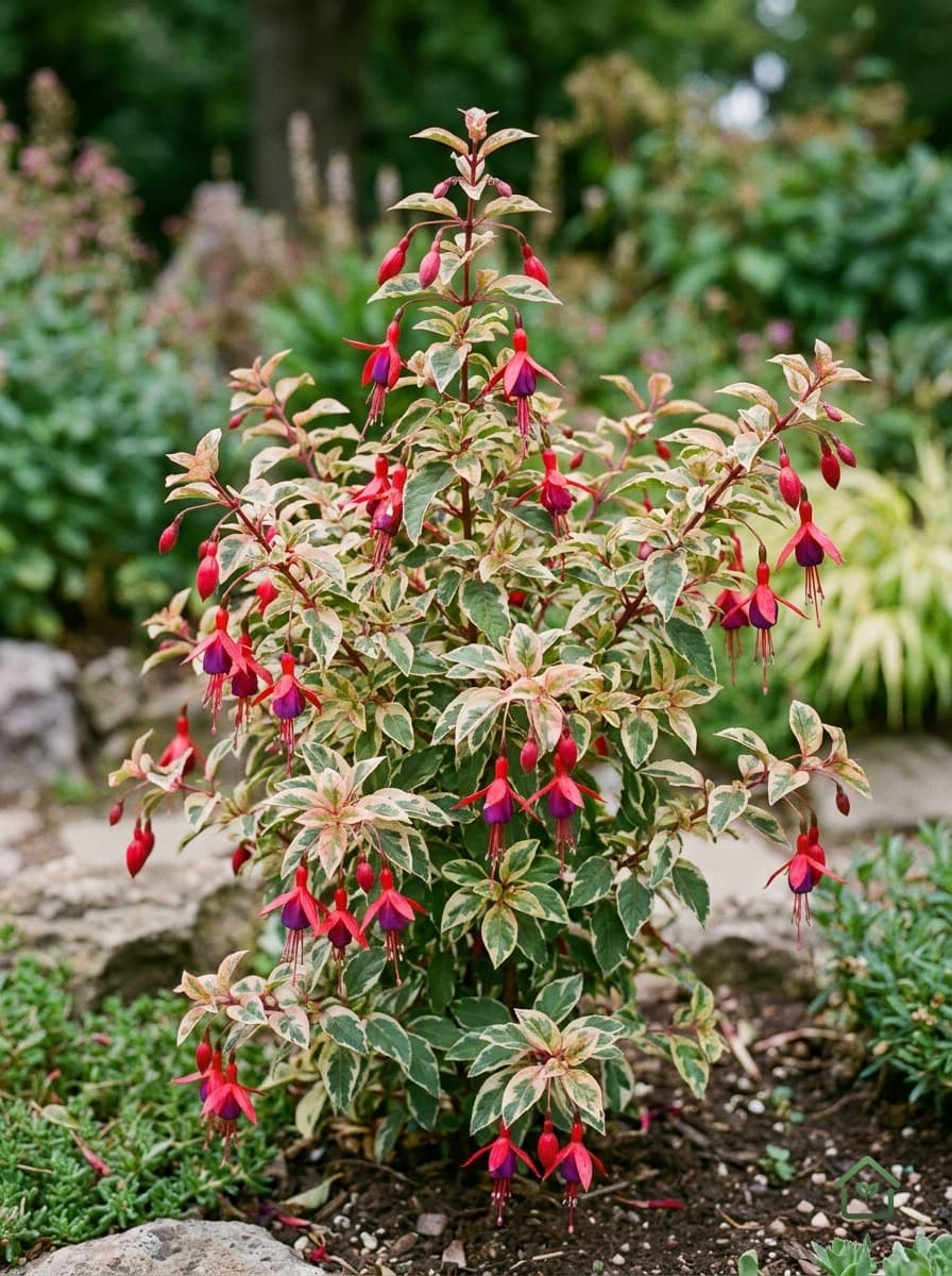 Fuchsia magellanica 'Versicolor'