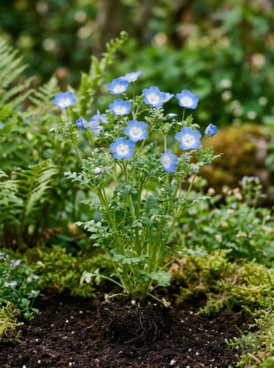 Baby blauwe ogen