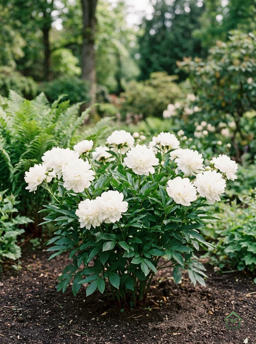 Witte boerenpioen
