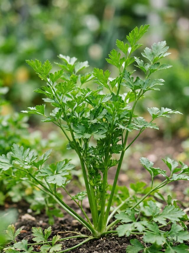 Platte peterselie