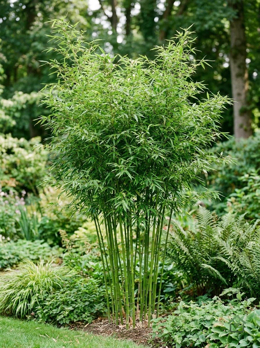 Groene parfum bamboe