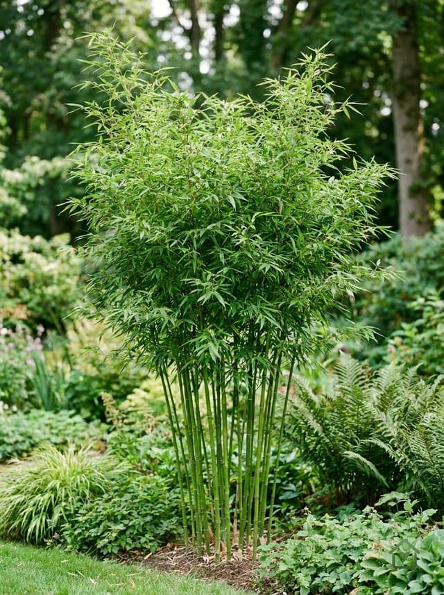 Groene parfum bamboe