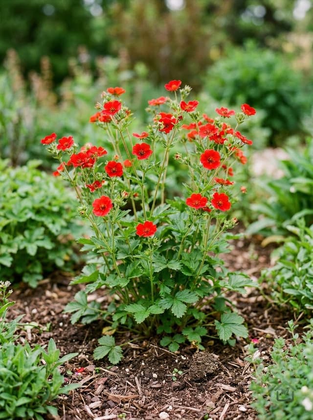 Aardbeiplant