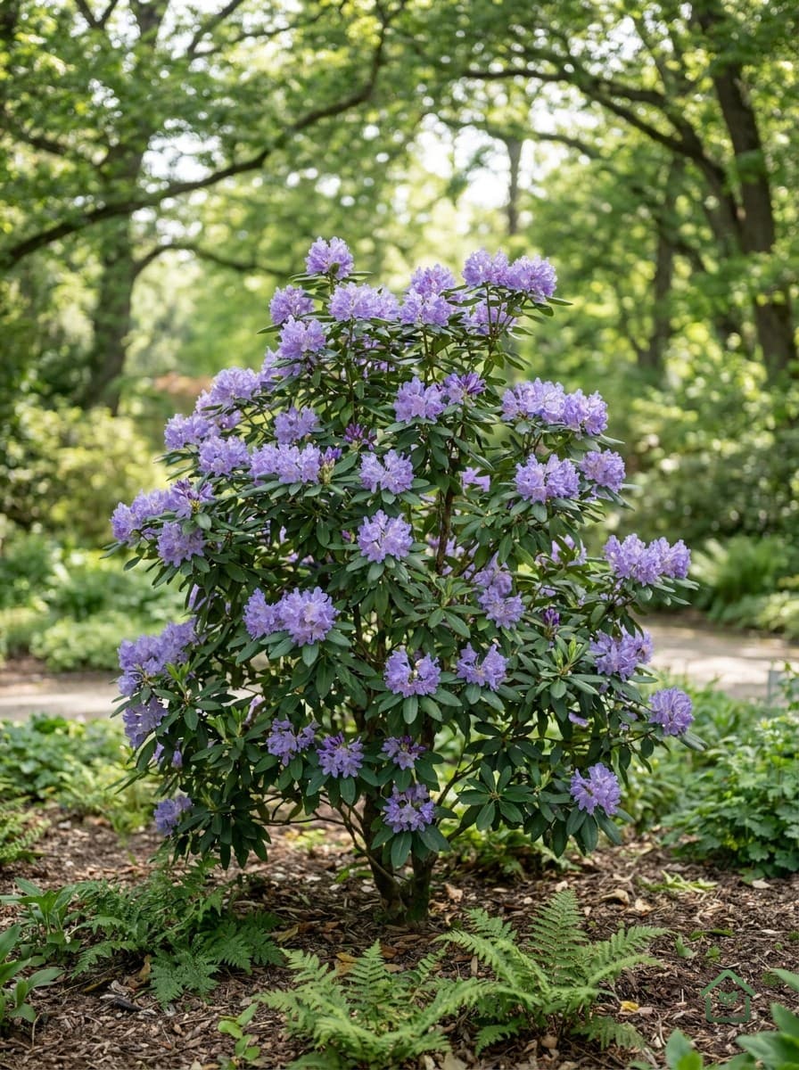 Blauwe ster rododendron