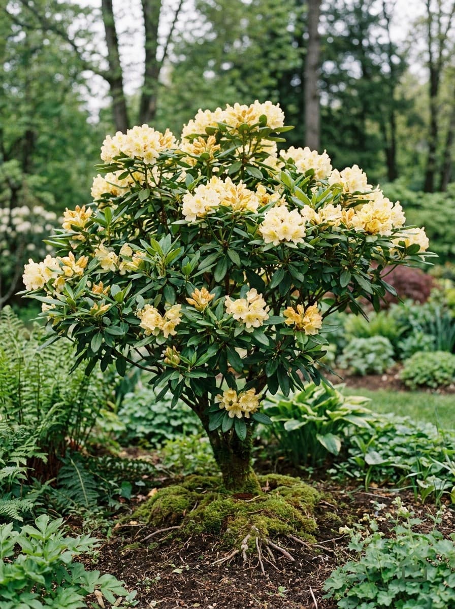 Yakushimanum rododendron