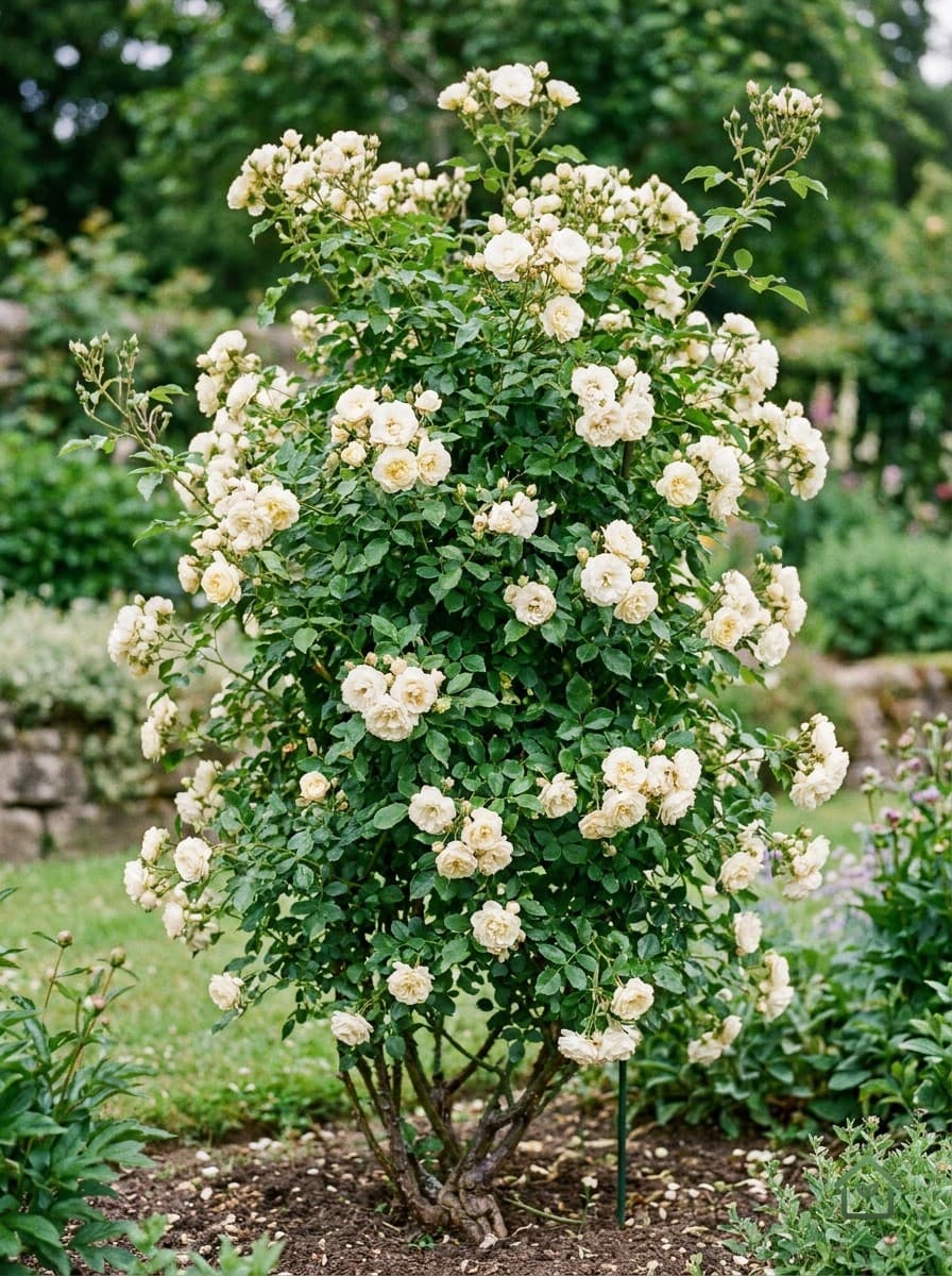 Witte climbing rose