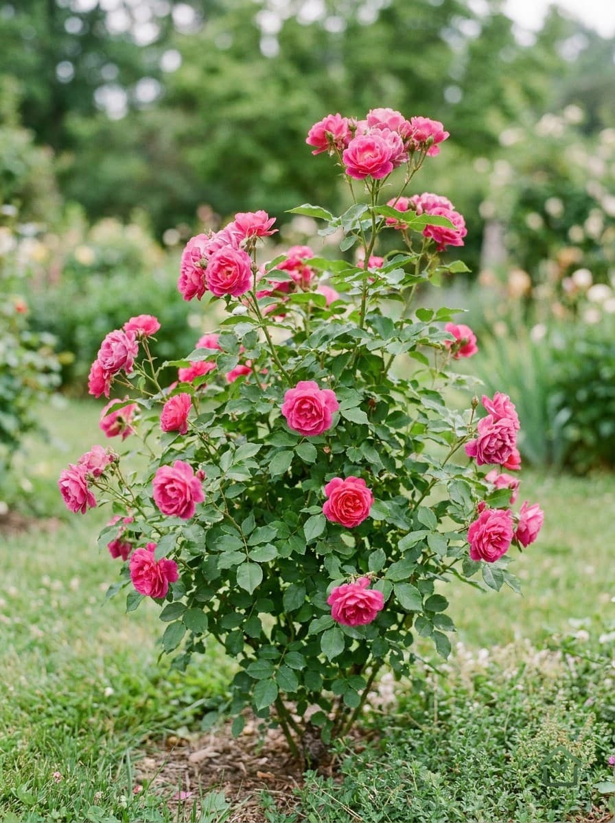 Fuchsia meidiland roos