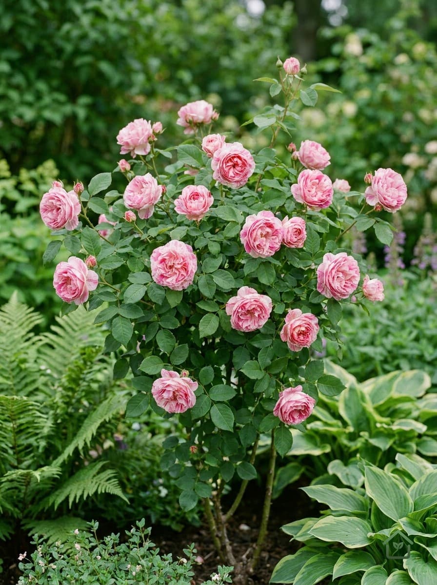 Tweekleurige rosa