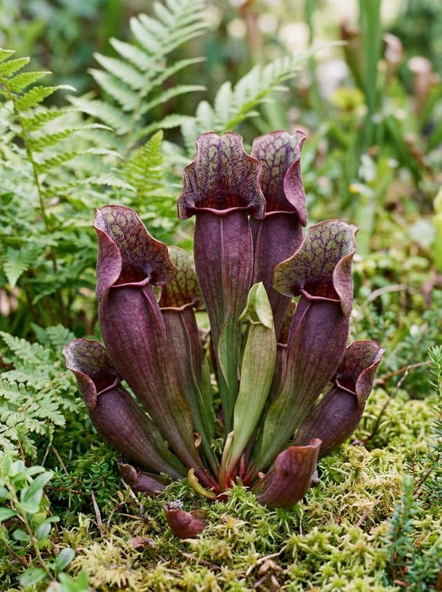 Paarse bekerplant