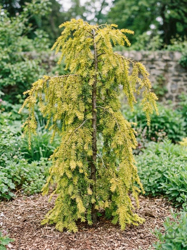 Goudgele treur taxus