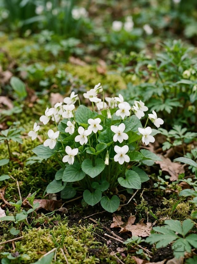 Witte maarts viooltje
