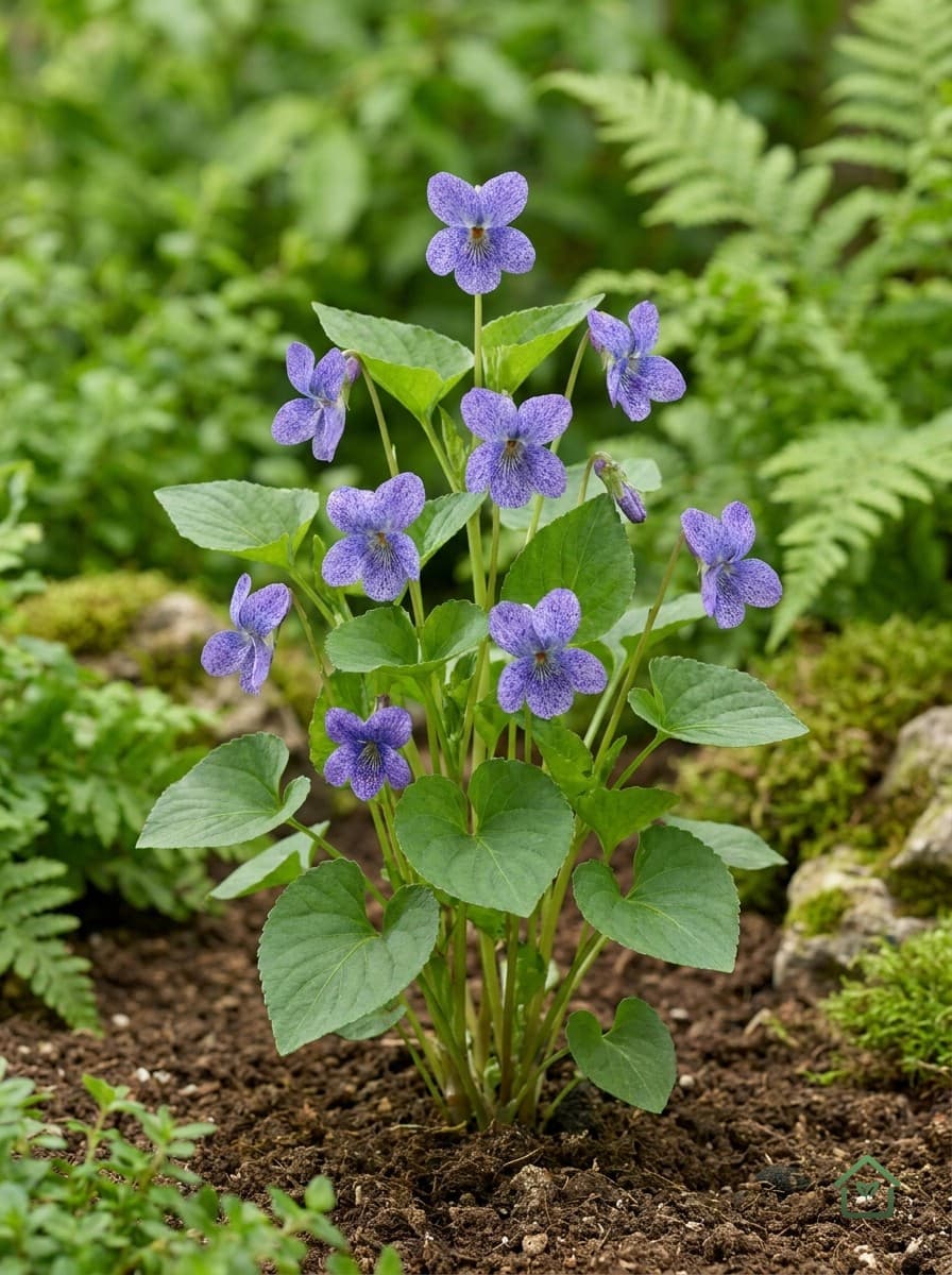 Donkergevlekte viooltje