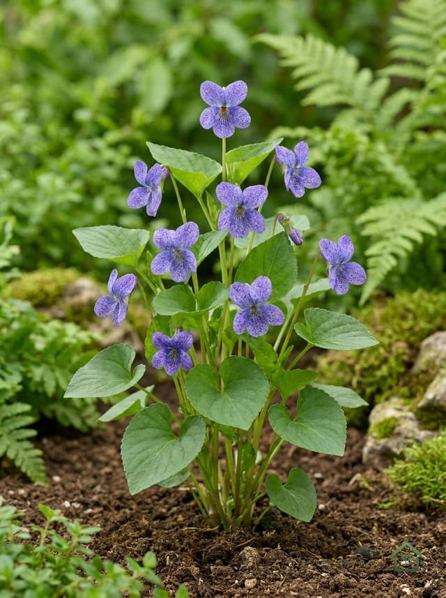 Donkergevlekte viooltje