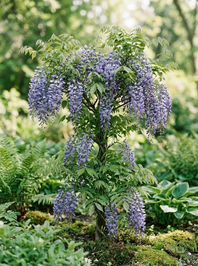Blauwe regen
