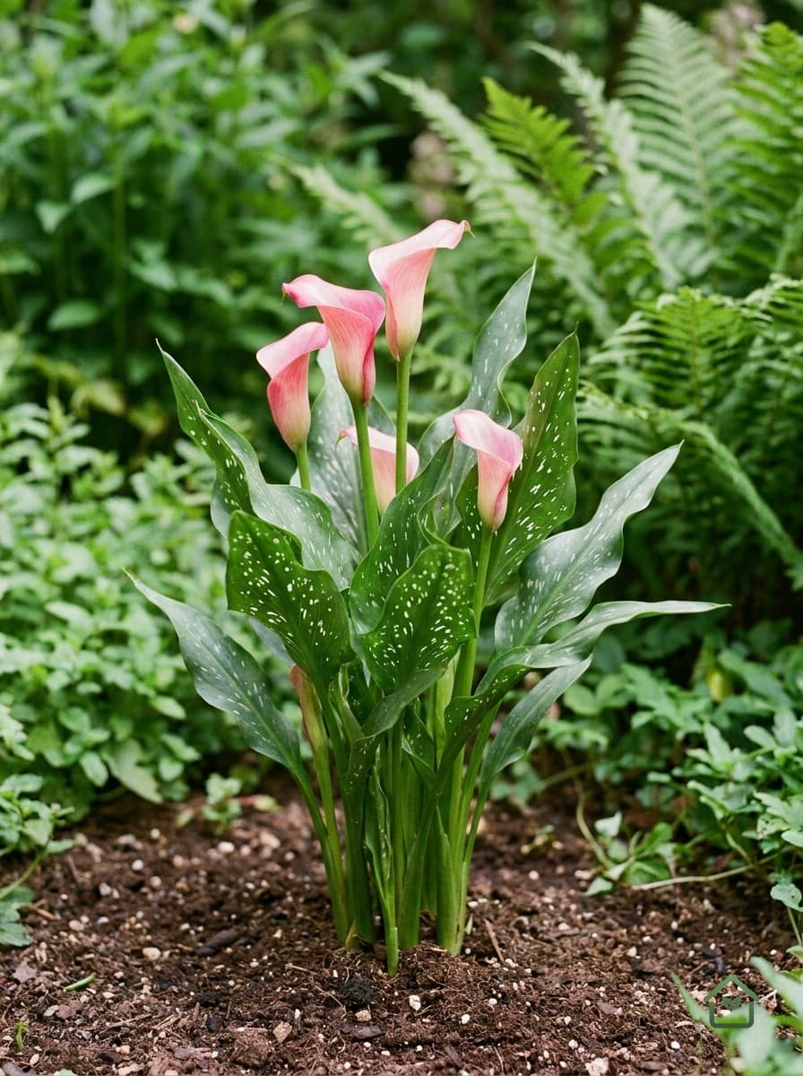 Roze aronskelk