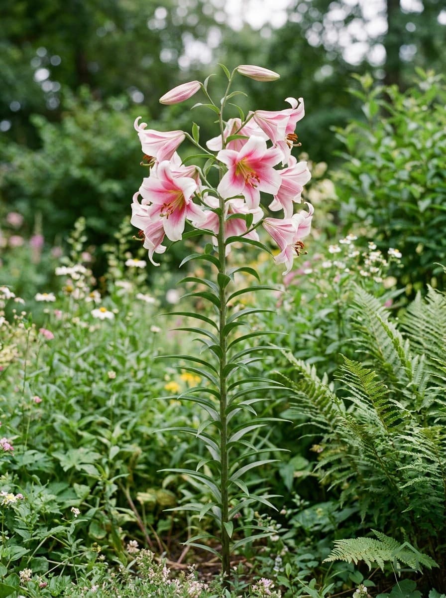 Roze perfectie lelie