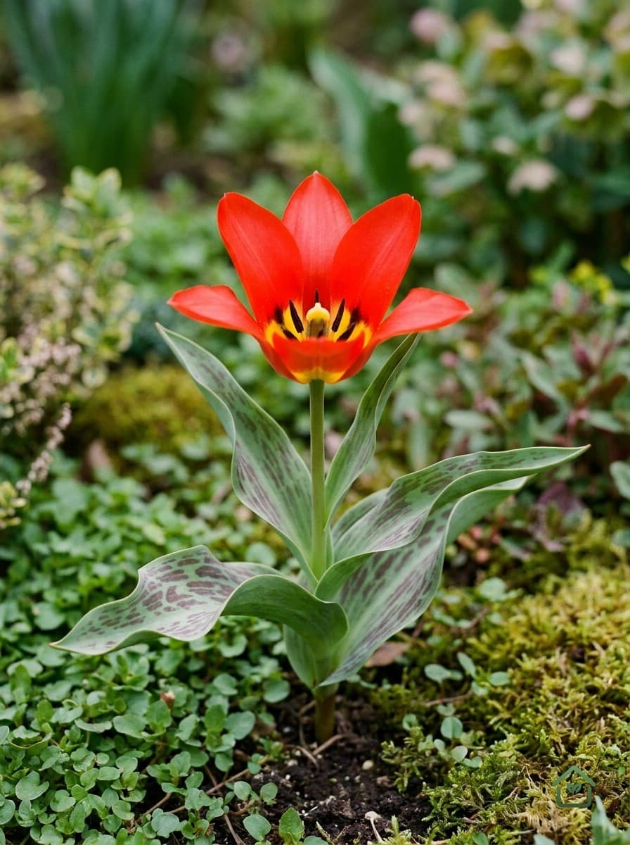 Roodkapje tulp