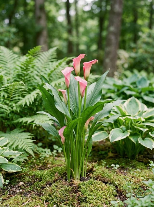 Roze aronskelk
