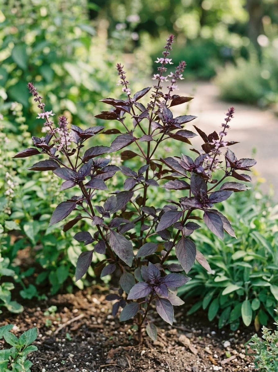 Ocimum basilicum 'Rood'