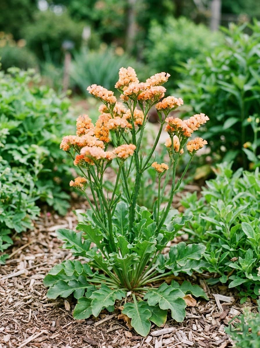 Limonium sinuatum 'Apricot Shades'